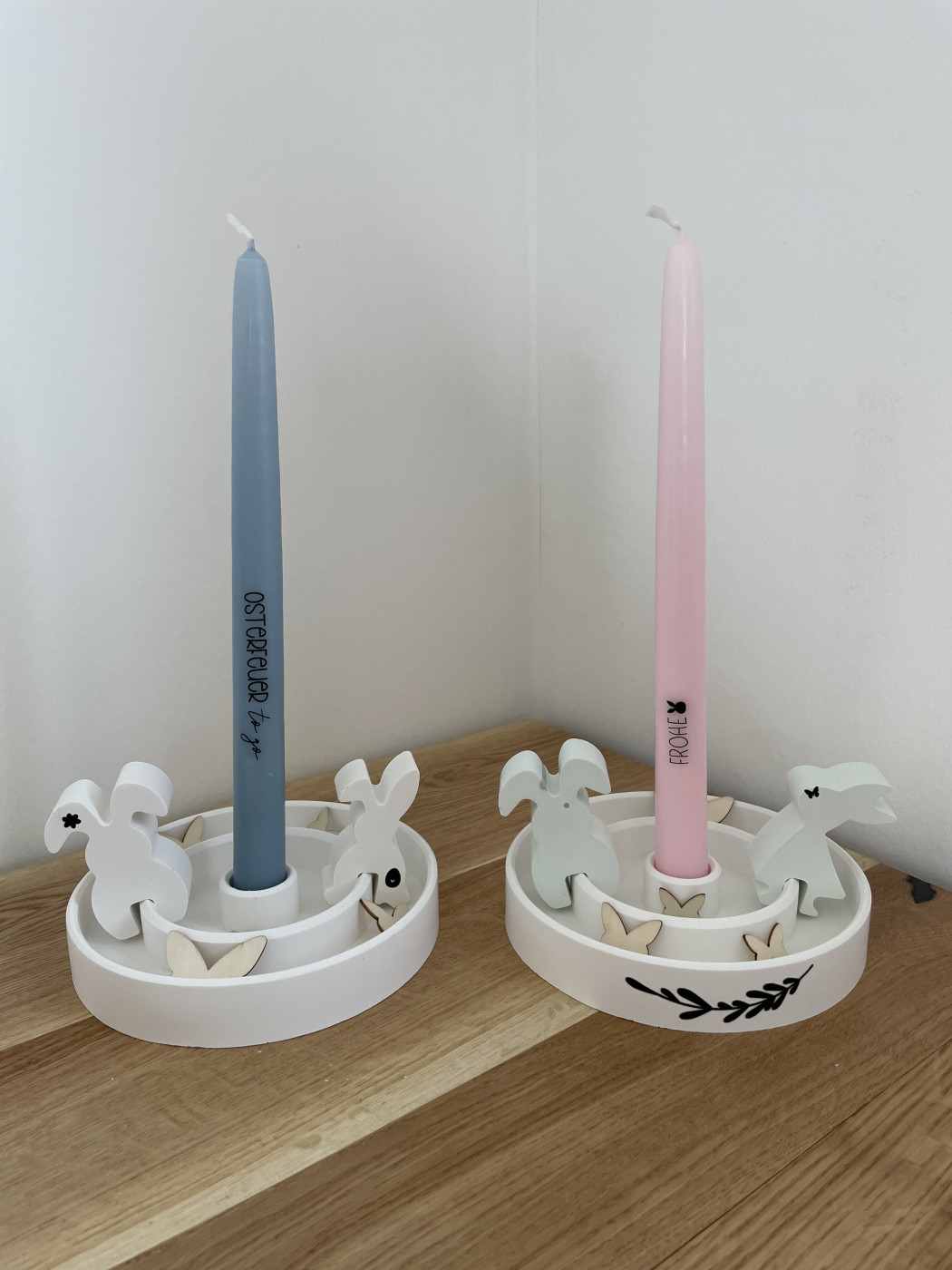 Hasenglück-Kerzenhalter